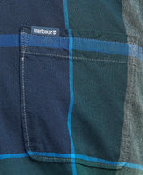Barbour Men’s Douglas Short Sleeve Tailored Shirt Kielder Blue