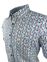 Casa Moda Men’s Short Sleeve Shirt Comfort Fit Anthracite Northern