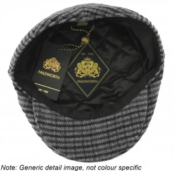 Failsworth Millinery Norwich 244 Flat Cap - Checked