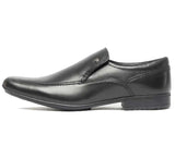 Front Belmont Black Leather Dress Shoes - Shoes