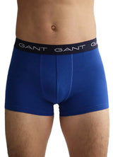 GANT 3 Pack Boxer Trunk Cotton Stretch Blue,Grey,Navy - 