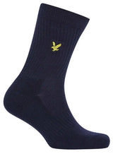 Lyle & Scott Hamilton Sports Socks White/Teal/Navy - Socks