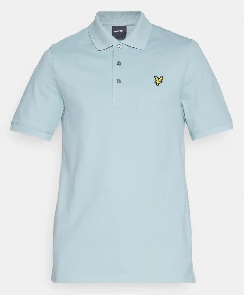 Lyle & Scott Men’s Plain Polo Shirt Slate Blue Northern Ireland