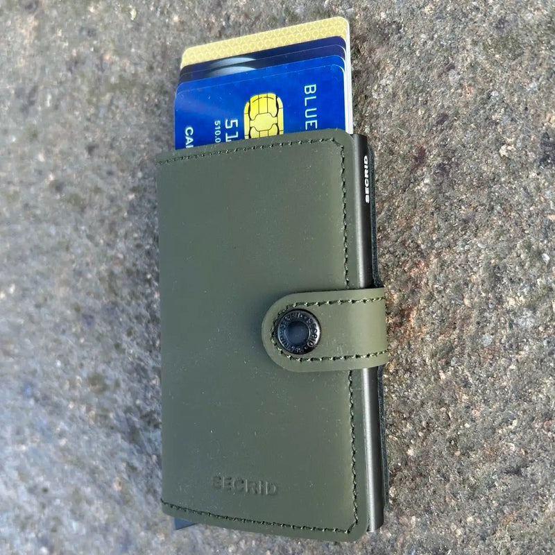 Secrid Mini Wallet Matte Green/Black Ballynahinch Northern Ireland