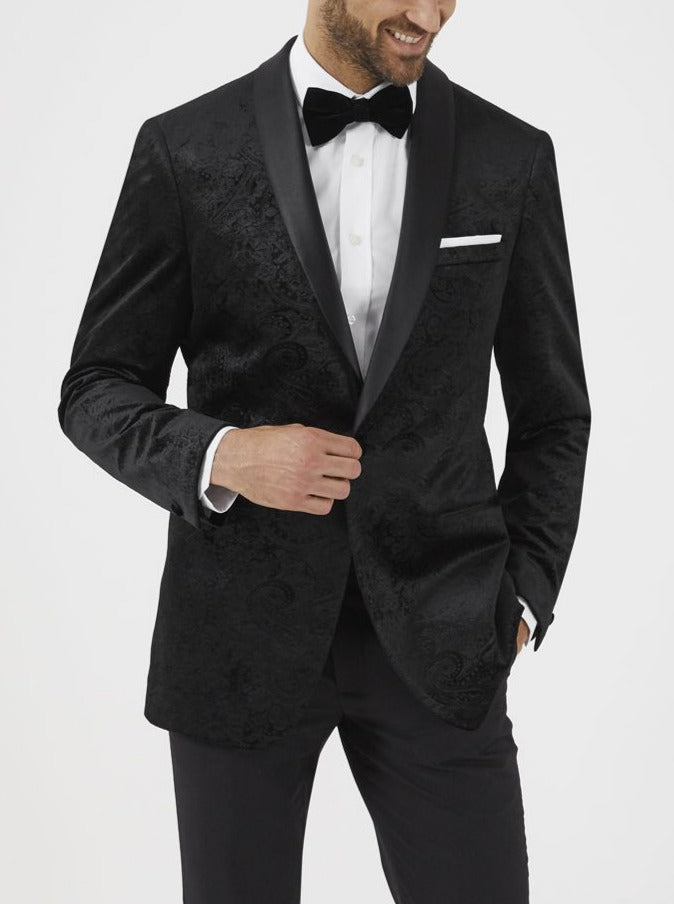 Black velvet dinner outlet suit