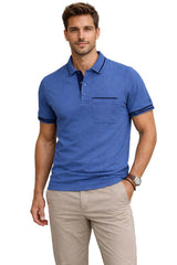 DG’s Drifter SS Polo Shirt Blue Northern Ireland Belfast