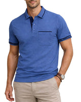 DG’s Drifter SS Polo Shirt Blue Northern Ireland Belfast