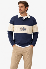 RM Williams Heritage Rugby Top Navy