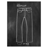 Mish Mash Bootcut Jeans 1941 Hailstone Dark Wash Blue