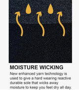 JCB Mens 3 Pack Work Boot Socks Navy/Black/Grey 6-11