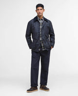 Barbour Ashby Wax Jacket Navy Northern Ireland Belfast