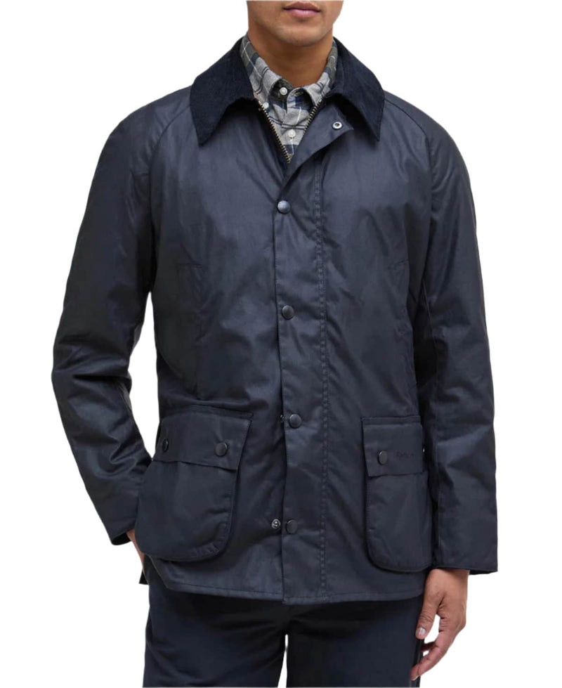 Barbour Ashby Wax Jacket Navy Northern Ireland Belfast