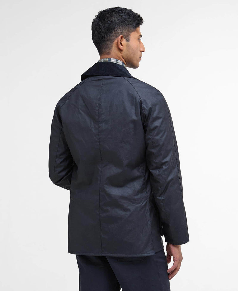 Barbour Ashby Wax Jacket Navy Northern Ireland Belfast