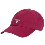 Barbour Cascade Baseball Cap Washed Raspberry Northern Ireland Belfast