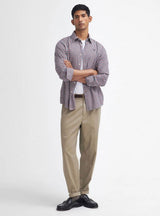 Barbour Finkle Tailored Gingham Shirt Merlot Northern Ireland Belfast