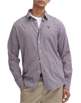 Barbour Finkle Tailored Gingham Shirt Merlot Northern Ireland Belfast