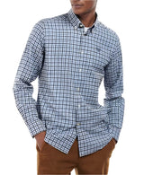 Barbour Finkle Tailored Gingham Shirt Navy Northern Ireland Belfast