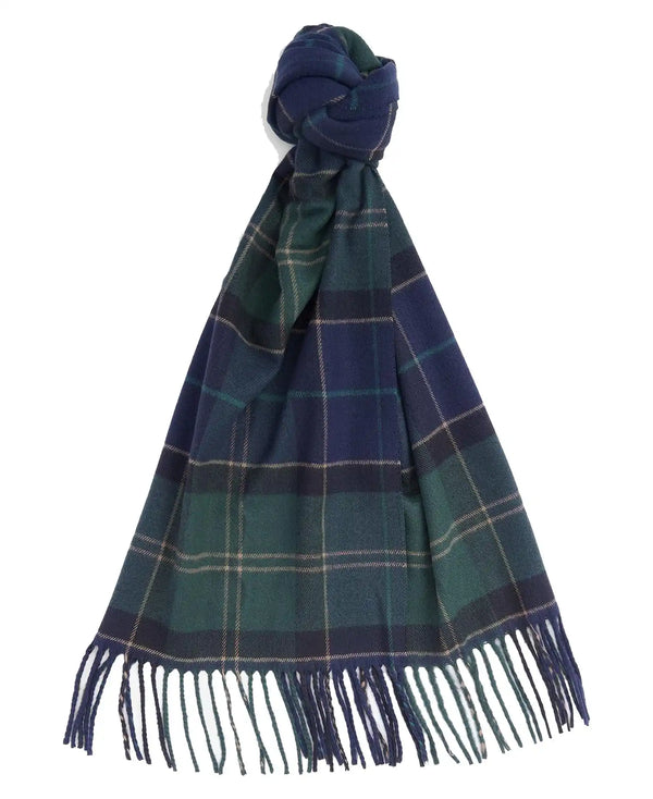 Barbour Galingale Tartan Scarf Green Loch Northern Ireland Belfast