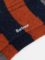 Barbour Houghton Stripe Socks Navy/Ginger Northern Ireland Belfast