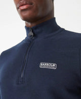 Barbour International Mens Essential Half Zip Sweatshirt Navy