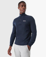 Barbour International Mens Essential Half Zip Sweatshirt Navy