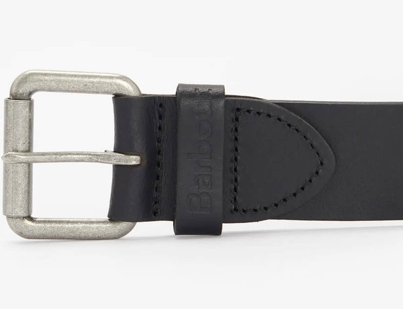 Barbour Mens Allanton Leather Belt Black Northern Ireland Belfast