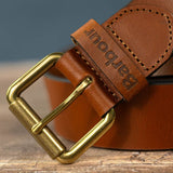 Barbour Mens Allanton Leather Belt Natural Tan Northern Ireland