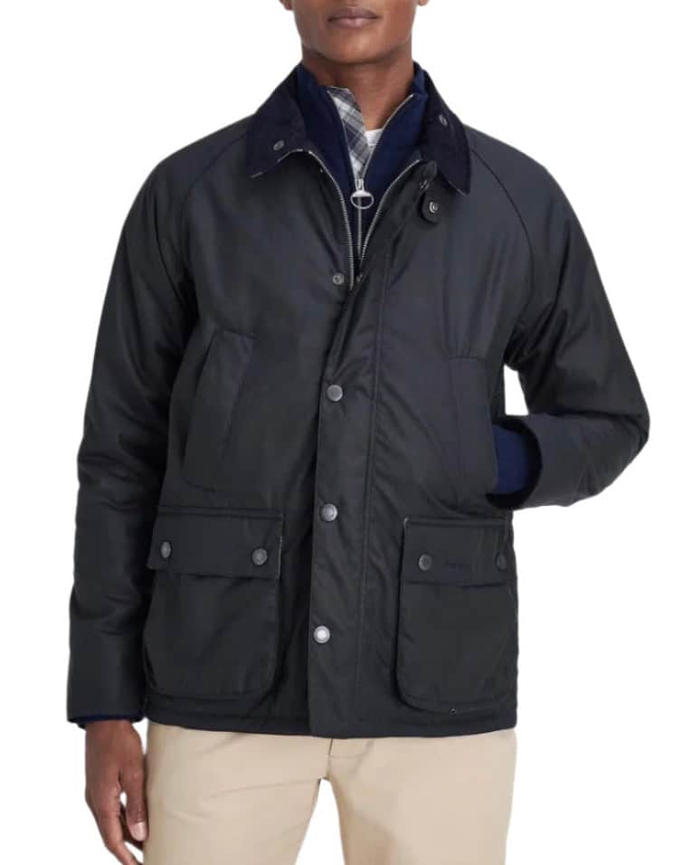 Barbour Mens Ambleside Wax Jacket Navy Northern Ireland Belfast