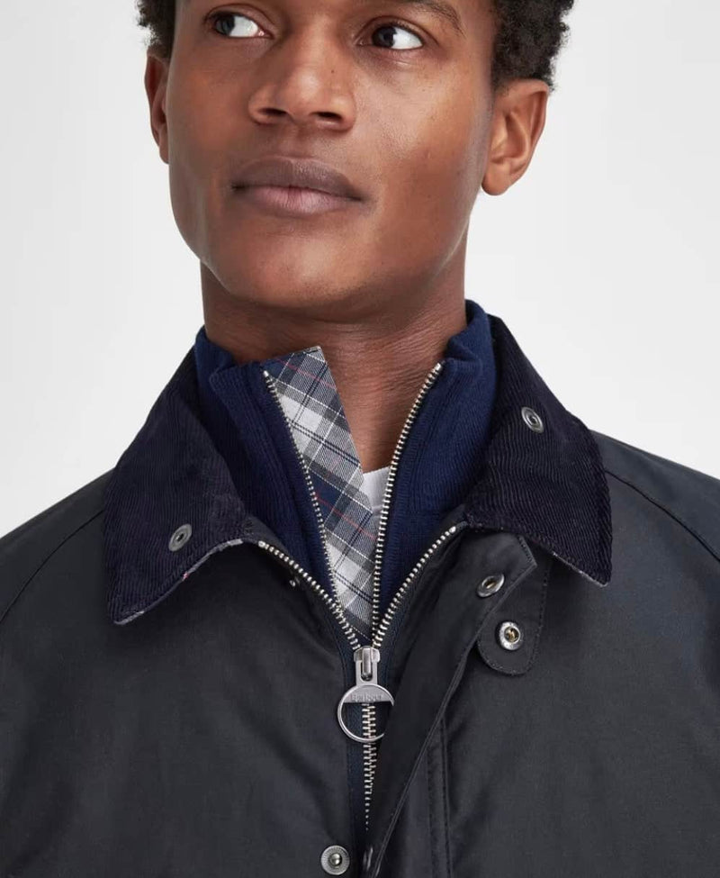 Barbour Mens Ambleside Wax Jacket Navy Northern Ireland Belfast