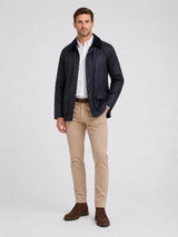 Barbour Mens Ashby Wax Jacket Navy Northern Ireland Belfast