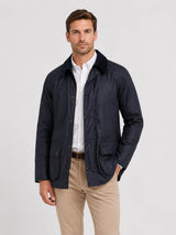 Barbour Mens Ashby Wax Jacket Navy Northern Ireland Belfast