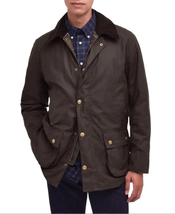 Barbour Mens Ashby Wax Jacket Olive Northern Ireland Belfast