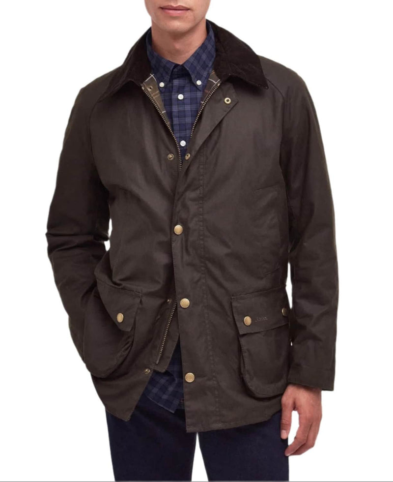 Barbour Mens Ashby Wax Jacket Olive Northern Ireland Belfast