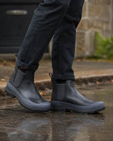 Barbour Mens Beacon Welly Boot Black Northern Ireland Belfast