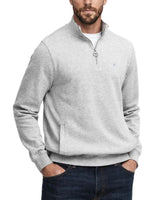 Barbour Mens Beckhill Half Zip Sweatshirt Grey Marl Northern Ireland