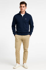 Barbour Men’s Beckhill Half Zip Sweatshirt Navy Northern Ireland