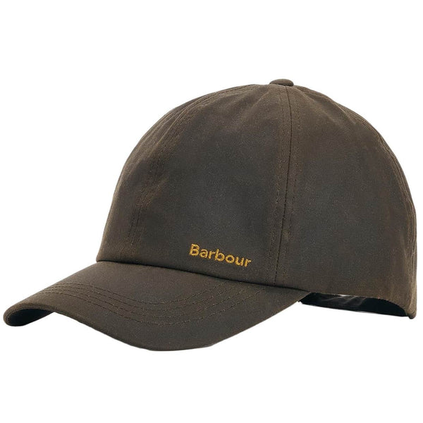 Barbour Mens Belsay Wax Baseball Cap Olive Northern Ireland Belfast