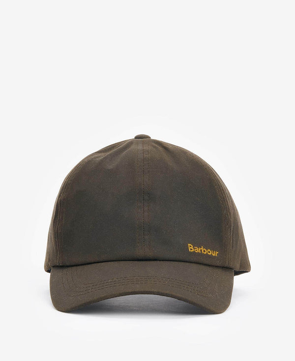 Barbour Mens Belsay Wax Baseball Cap Olive Northern Ireland Belfast