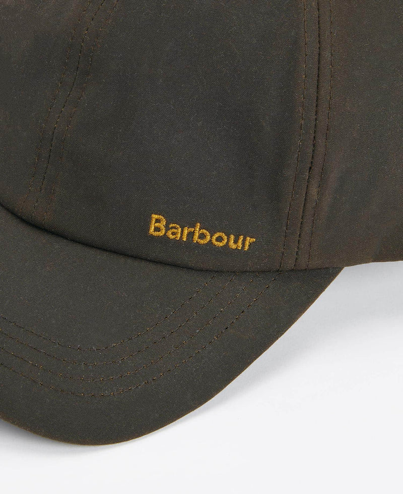 Barbour Mens Belsay Wax Baseball Cap Olive Northern Ireland Belfast