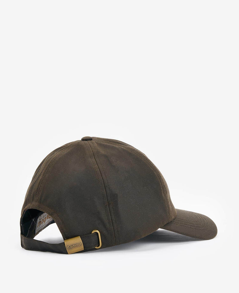 Barbour Mens Belsay Wax Baseball Cap Olive Northern Ireland Belfast