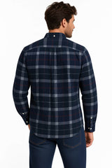 Barbour Mens Blair Cord Shirt Evergreen Tartan Northern Ireland