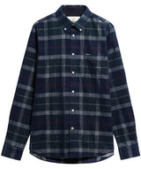 Barbour Mens Blair Cord Shirt Evergreen Tartan Northern Ireland