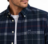 Barbour Mens Blair Cord Shirt Evergreen Tartan Northern Ireland