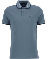 Barbour Mens Brodie Tailored Polo Shirt Blue Stone Northern Ireland