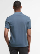 Barbour Mens Brodie Tailored Polo Shirt Blue Stone Northern Ireland