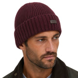 Barbour Mens Carlton Beanie Hat Bordeaux Northern Ireland Belfast