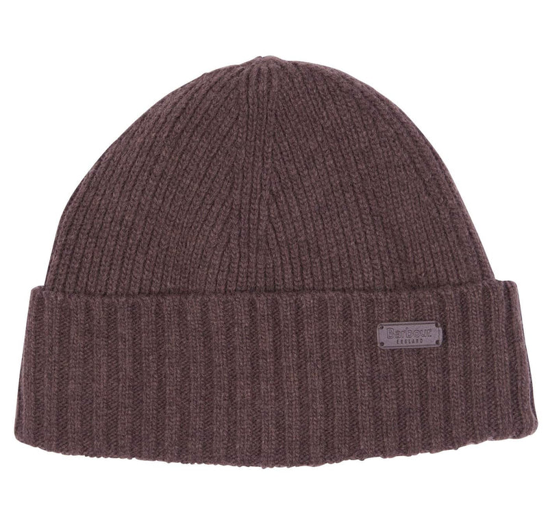 Barbour Mens Carlton Beanie Hat Light Mid Brown Northern Ireland