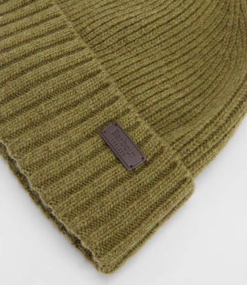 Barbour Mens Carlton Beanie Hat Light Moss Northern Ireland Belfast