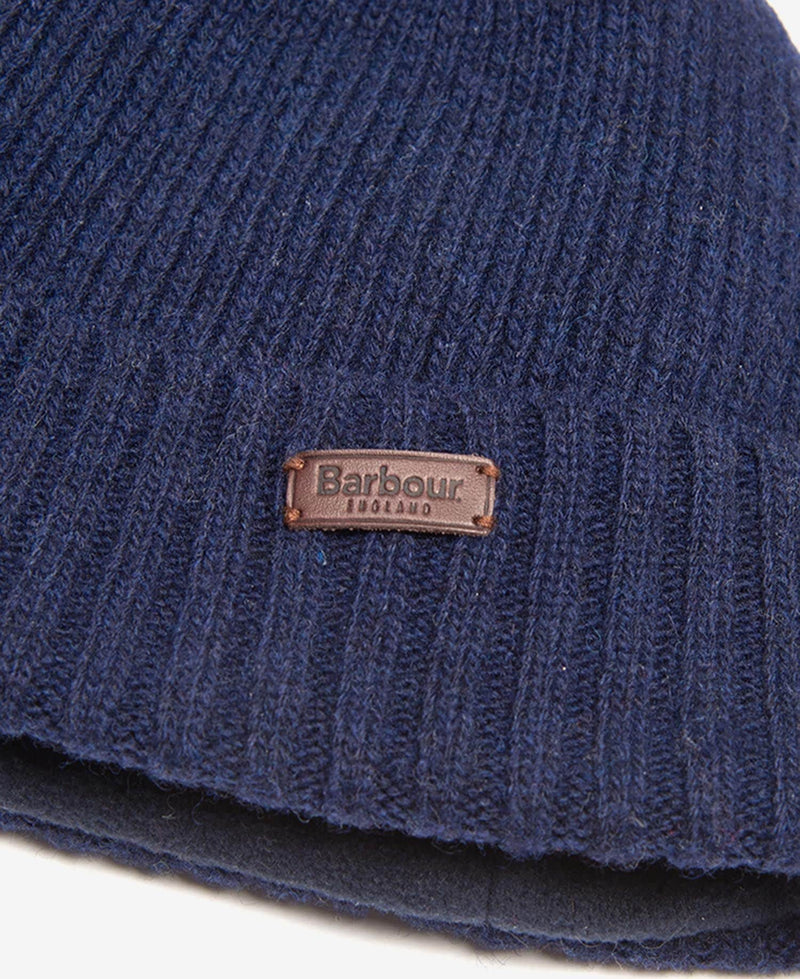Barbour Mens Carlton Beanie Hat Navy Northern Ireland Belfast