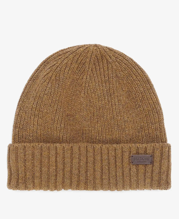 Barbour Mens Carlton Beanie Hat Sandstone Northern Ireland Belfast